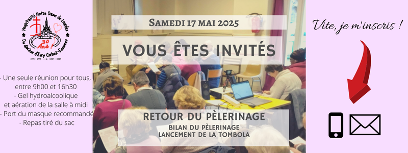 Invitation retour pélé 17 05 25