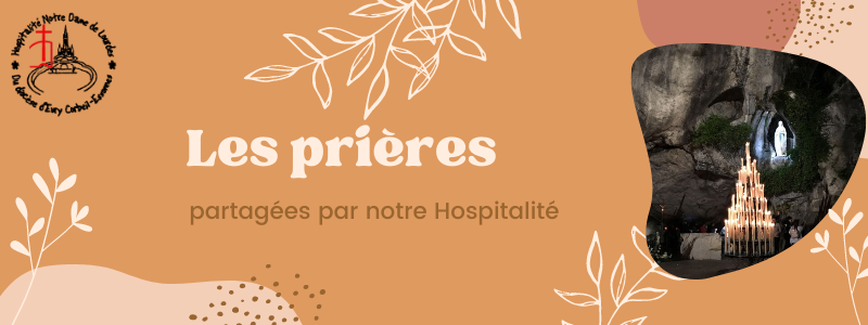 Les prieres partagees par notre hospitalite