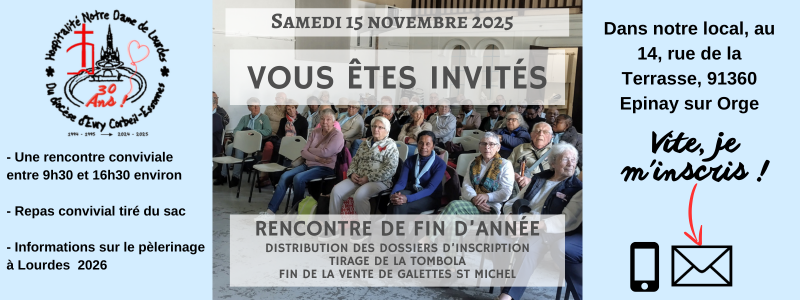 Rencontre de fin dann&eacute;e 15 11 2025